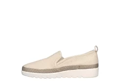 Skechers Womens Flexpadrille Hi Pleasant Harmony Slip On Sneaker - Natural -women's shoes US 01 106894 02