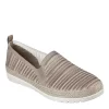 Skechers Womens Flexpadrille 3.0 Serene Sweetie Slip On Sneaker - Taupe -women's shoes US 01 106895 00
