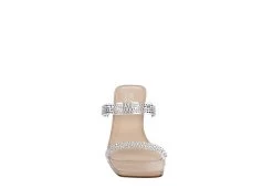 Michael By Michael Shannon Womens Dionna Slide Sandal - Clear -women's shoes US 01 107002 02