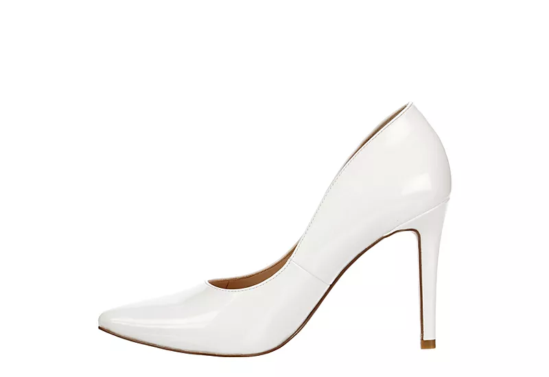Michael By Michael Shannon Womens Ryleigh Pump - White 6 Michael By Michael Shannon Womens Ryleigh Pump - White - Image 4