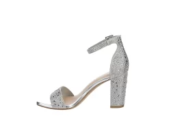 Michael By Michael Shannon Womens Stella Sandal - Silver -women's shoes US 01 107015 03