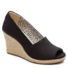 Toms Womens Michelle Wedge - Black -women's shoes US 01 107378 00