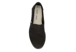 Toms Womens Alparagata Midform Espadrille - Black -women's shoes US 01 107400 05