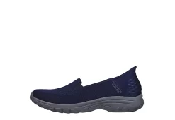 Skechers Womens Slip-ins Reggae Fest 2.0 Guiding Sneaker - Navy -women's shoes US 01 107404 02