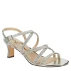 N By Nina Womens Bloom Sandal - Silver -women's shoes US 01 107405 00