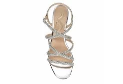 N By Nina Womens Bloom Sandal - Silver -women's shoes US 01 107405 05