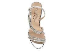 N By Nina Womens Sabetha Sandal - Silver -women's shoes US 01 107407 05