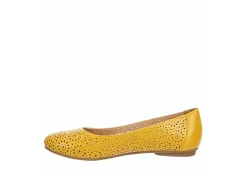 Mootsies Tootsies Womens Belva Flat - Yellow -women's shoes US 01 107414 03