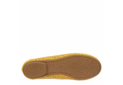 Mootsies Tootsies Womens Belva Flat - Yellow -women's shoes US 01 107414 06
