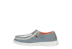Heydude Womens Wendy Slip On Sneaker - Light Blue -women's shoes US 01 107485 03
