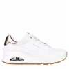 Skechers Womens Uno Sneaker - White 2 Skechers Womens Uno Sneaker - White -women's shoes US 01 107513 00