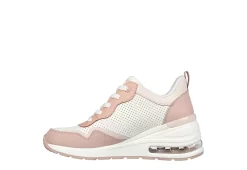 Skechers Womens Million Air Hotter Air Sneaker - Peach -women's shoes US 01 107514 02