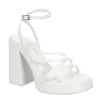 Madden Girl Womens Aces Platform Sandal - White 2 Madden Girl Womens Aces Platform Sandal - White -women's shoes US 01 107543 00