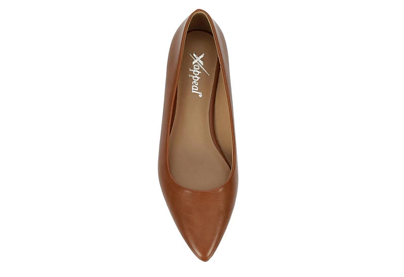 Xappeal Womens Rebecca Flat - Cognac 8 Xappeal Womens Rebecca Flat - Cognac - Image 6