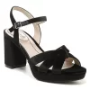 Lifestride Womens Lucky Platform Sandal - Black -women's shoes US 01 107621 00