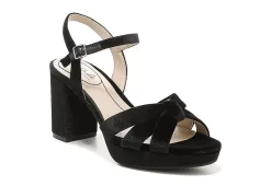 Lifestride Womens Lucky Platform Sandal - Black