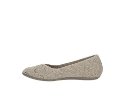 Skechers Womens Cleo 2.0 Knitty Witty Flat - Taupe -women's shoes US 01 107722 03