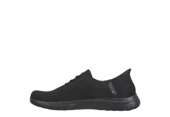 Skechers Womens Slip-ins On-the-go Flex Clever Sneaker - Black -women's shoes US 01 107725 02