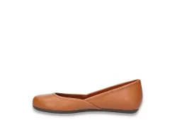 Easy Street Womens Tamar Flat - Dark Tan -women's shoes US 01 108016 03