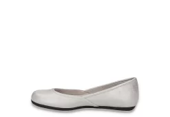 Easy Street Womens Tamar Flat - Silver -women's shoes US 01 108017 03