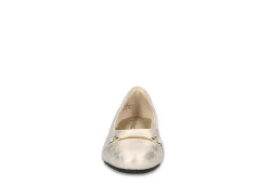 Easy Street Womens Asher Flat - Gold -women's shoes US 01 108022 02