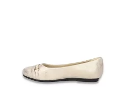 Easy Street Womens Asher Flat - Gold -women's shoes US 01 108022 03