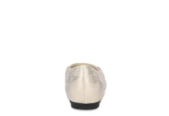 Easy Street Womens Asher Flat - Gold -women's shoes US 01 108022 04