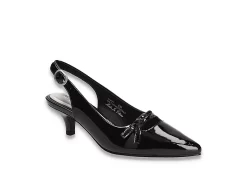 Easy Street Womens Emerin Slingback Pump - Black