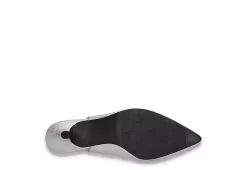 Easy Street Womens Emerin Slingback Pump - Silver -women's shoes US 01 108061 06