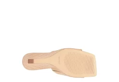 Nine West Womens Rovah Wedge Sandal - Natural -women's shoes US 01 108776 04