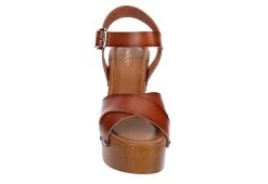 Limelight Womens April Platform Sandal - Cognac -women's shoes US 01 132101 02