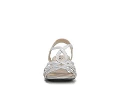 Lifestride Womens Yaya Wedge Sandal - Silver -women's shoes US 01 200113 02