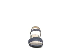 Lifestride Womens Yuma Wedge Sandal - Navy -women's shoes US 01 201297 02