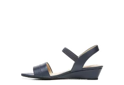 Lifestride Womens Yuma Wedge Sandal - Navy -women's shoes US 01 201297 03