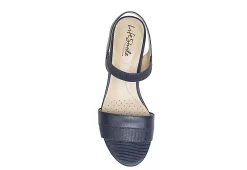 Lifestride Womens Yuma Wedge Sandal - Navy -women's shoes US 01 201297 05