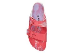 Birkenstock Womens Arizona Essentials Slide Sandal - Coral -women's shoes US 01 201446 05