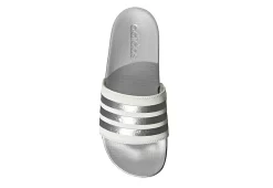Adidas Womens Adilette Comfort Slide Sandal - White -women's shoes US 01 202095 03