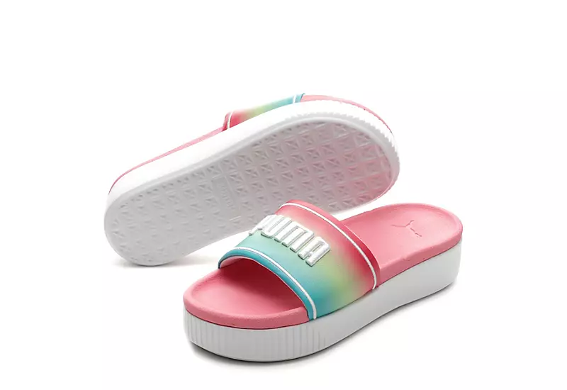 Puma Womens Platform Slide - Multicolor 3 Puma Womens Platform Slide - Multicolor