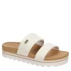 Reef Womens Banded Horizon Hi Slide Sandal - White -women's shoes US 01 202350 00
