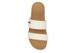 Reef Womens Banded Horizon Hi Slide Sandal - White -women's shoes US 01 202350 05