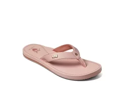 Reef Womens Beachbreak Flip Flop Sandal - Pale Pink