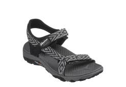 Skechers Womens Arch Fit Reggae Outdoor Sandal - Black