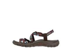 Skechers Womens Reggae Native Vibez Outdoor Sandal - Chocolate -women's shoes US 01 202402 02