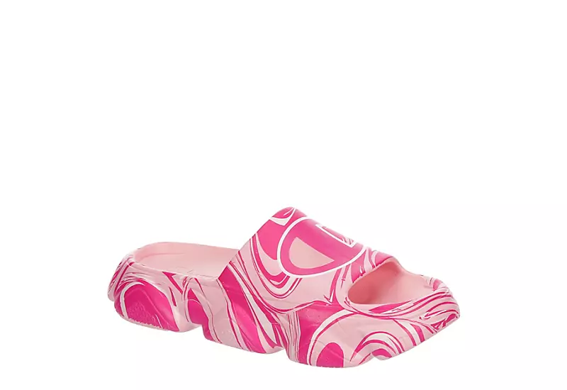 Champion Womens Meloso Slide Sandal - Pink 3 Champion Womens Meloso Slide Sandal - Pink