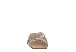 Michael By Michael Shannon Womens Skylar Slide Sandal - Med Metallic -women's shoes US 01 202475 02