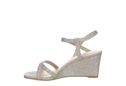 Maripe Womens Lexie Wedge Sandal - Silver -women's shoes US 01 202476 03