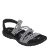Skechers Womens Reggae Slim - Sweet Route Womens Sandal - Black -women's shoes US 01 202492 00