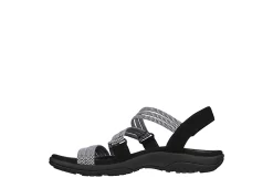 Skechers Womens Reggae Slim - Sweet Route Womens Sandal - Black -women's shoes US 01 202492 02