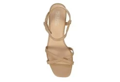 Michael By Michael Shannon Womens Lulu Wedge Sandal - Beige -women's shoes US 01 202505 05