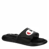 Champion Womens Foundation Split Script Slide Sandal - Black -women's shoes US 01 202526 00